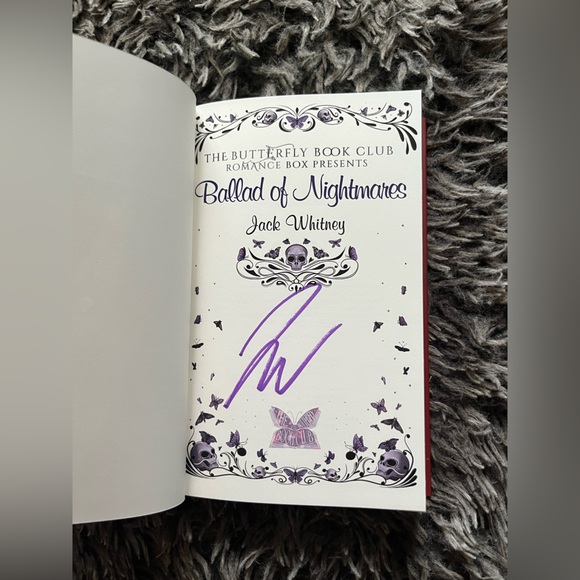 Ballad of Nightmares by Jack Whitney - Special Edition Hardcover Book - Picture 8 of 9